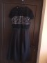 черна рокля официална с дантела , снимка 4