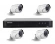 FULL HD 2 MPx Комплект за Видеонаблюдение 4х Hikvision DS-2CE16D0T-IRPF + DVR DS-7204HQHI-K1/A, снимка 1 - Комплекти за видеонаблюдение - 25358615