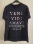 Тениска хит 100% памук Нова "Veni Vidi Amavi", снимка 3