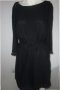 Черна рокля - туника НМ H&M със златист кант , снимка 7