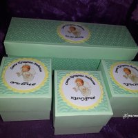 Кутия за бебешки съкровища за момче , снимка 5 - Подаръци за кръщене - 12600012