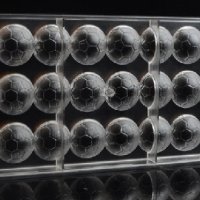 24 бр 3d топка топки сфери кръг пластмасова форма Поликарбонатна отливка калъп за Шоколадови бонбони, снимка 2 - Форми - 24631253