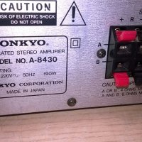 onkyo a-8430 amplifier-made in japan-внос от франция, снимка 18 - Ресийвъри, усилватели, смесителни пултове - 19919997