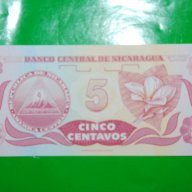 5 центаво Никарагуа 1991 ново непрегънато УНК, снимка 2 - Нумизматика и бонистика - 13394955