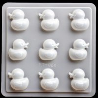 9 патета патенца пластмасова готварска форма поликарбонат фондан шоколад гипс сапун бонбони, снимка 1 - Форми - 20300668
