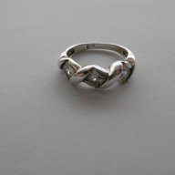 ''ТОКАШ'' Сребърен дамски  пръстен с цирконий  - сребро 925 , снимка 2 - Пръстени - 15950845