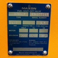 Индустриален вентил за газ MAXON typ 808SCP, снимка 2 - Други машини и части - 19905876
