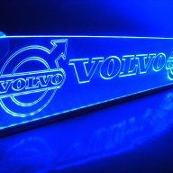 Светеща LED Гравирана Табела Volvo С Лого-24v, снимка 2 - Аксесоари и консумативи - 12099850