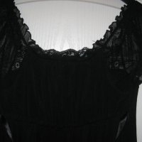 рокля черна-ефирна, снимка 11 - Рокли - 23703593