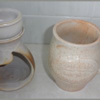 Лот: керамична халба + свещник със съд за арома терапия, снимка 5 - Декорация за дома - 23244094