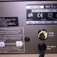 Monacor mpx-8200 img stage line-professional stereo mixer-швеицария, снимка 8 - Ресийвъри, усилватели, смесителни пултове - 13124190