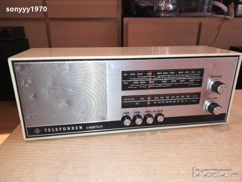 telefunken caprice 101 retro receiver-germany-внос швеицария, снимка 1