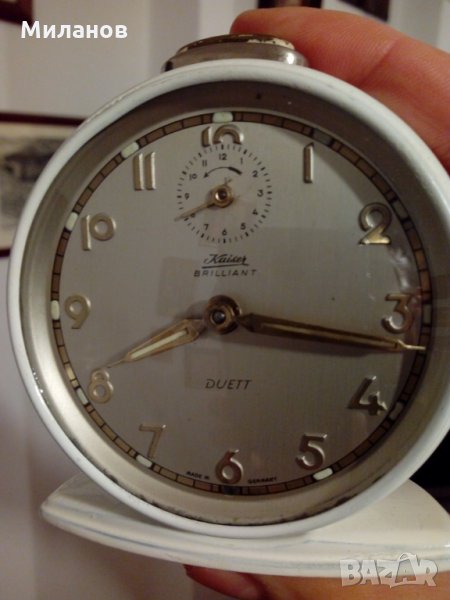 Немски настолен часовник,будилник, снимка 1