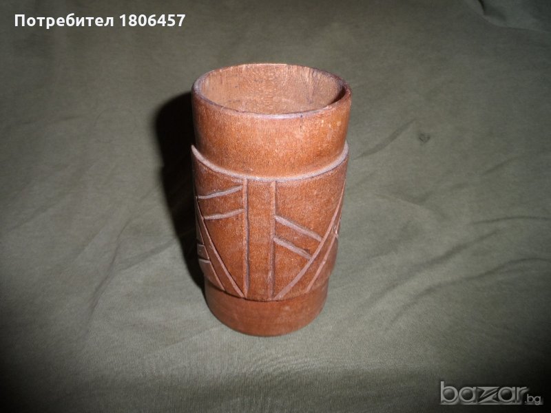 дървена кутиика за химикалки, снимка 1