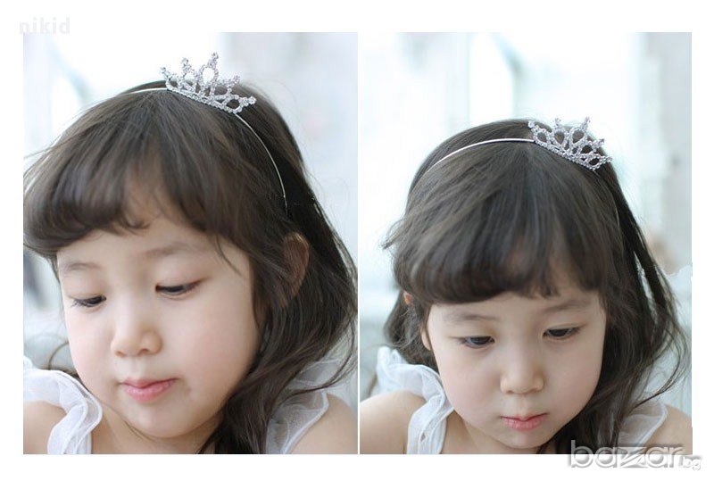 диадема мини корона венец бебешка детска дамска, снимка 1