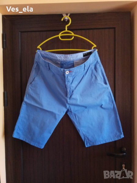 светло сини мъжки къси панталони, снимка 1