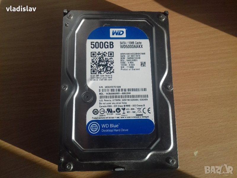 HDD  WD Blue 500gb, снимка 1