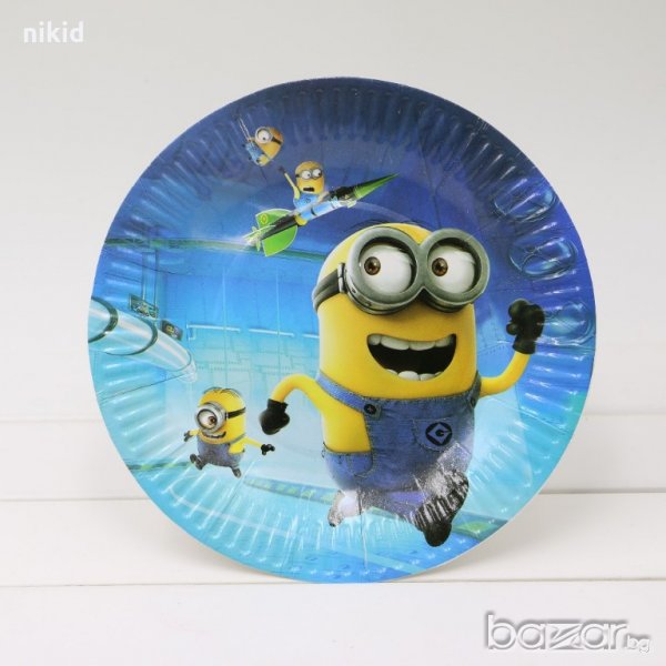Minions Миньоните 10 бр парти чинии чинийки, снимка 1