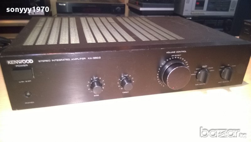 kenwood ka-550d stereo amplifier-made in japan-внос швеицария, снимка 1