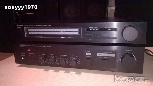 yamaha a-300+yamaha t-300-japan-внос швеицария, снимка 6 - Ресийвъри, усилватели, смесителни пултове - 12615172