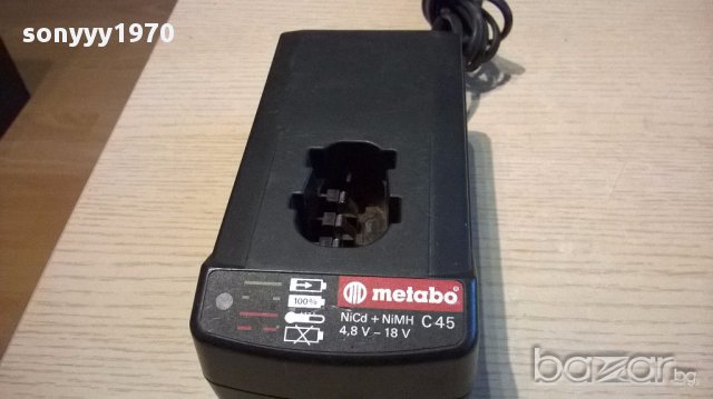 Metabo c45-оригинално зарядно-внос швеицария, снимка 3 - Други инструменти - 16030696