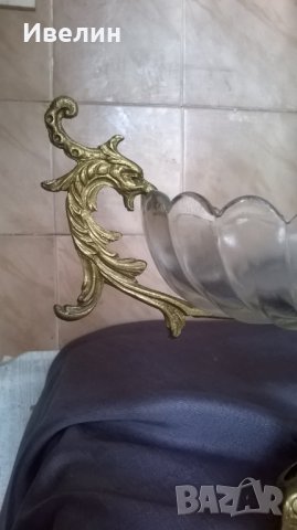 стара барокова фруктиера, снимка 2 - Антикварни и старинни предмети - 25187257