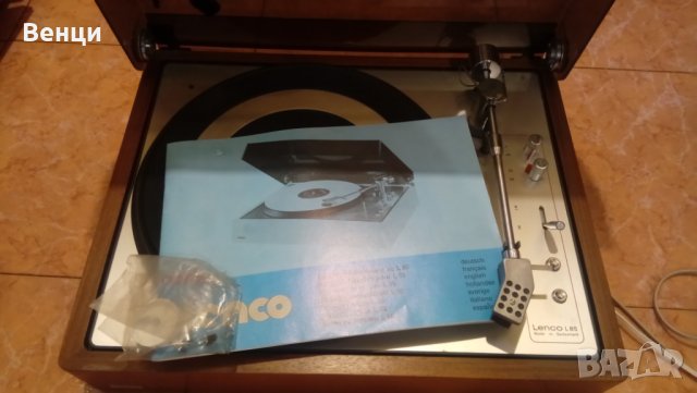 Vintage грамофон Lenco L85, снимка 14 - Грамофони - 25657025