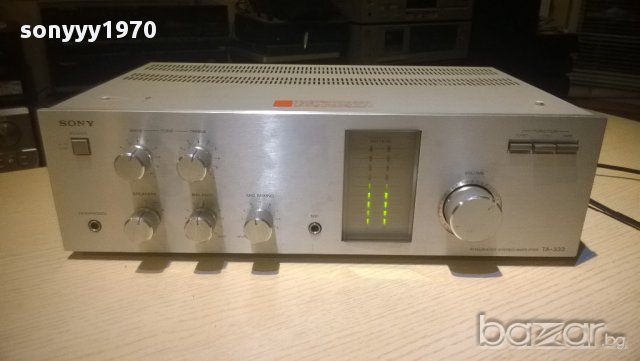 sony  ta-333 stereo amplifier-180watts-made in taiwan-внос швеицария, снимка 12 - Ресийвъри, усилватели, смесителни пултове - 9841367