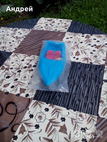 Стара играчка лодка,катер, снимка 4 - Антикварни и старинни предмети - 25290807