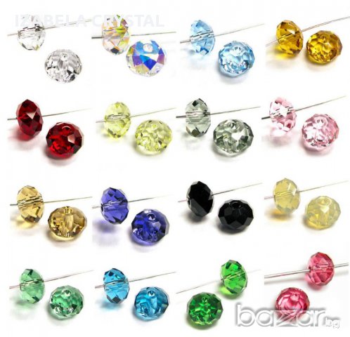 Комплект,Обеци,Колие. Сваровски "Briolette Bead'' Crystals from SWAROVSKI, снимка 4 - Бижутерийни комплекти - 10046978