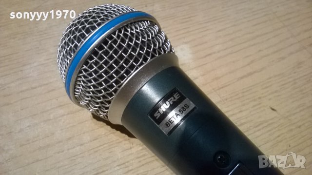 shure beta sm58s-професионален вокален-внос швеицария, снимка 2 - Микрофони - 24220742