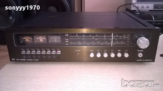 dual ретро колекция-тунер-внос швеицария, снимка 2 - Ресийвъри, усилватели, смесителни пултове - 17201205