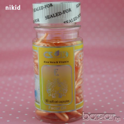 90 бр. капсули с колаген против стареене и бръчки с Алое Вера и витамини за нанасяне върху лице , снимка 2 - Козметика за лице - 15101076