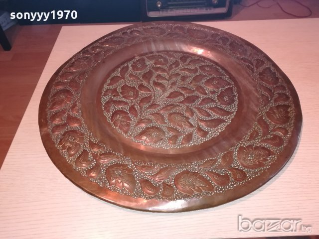 ретро колекция-огромна чиния редка плетка-внос швеицария, снимка 2 - Колекции - 20190851