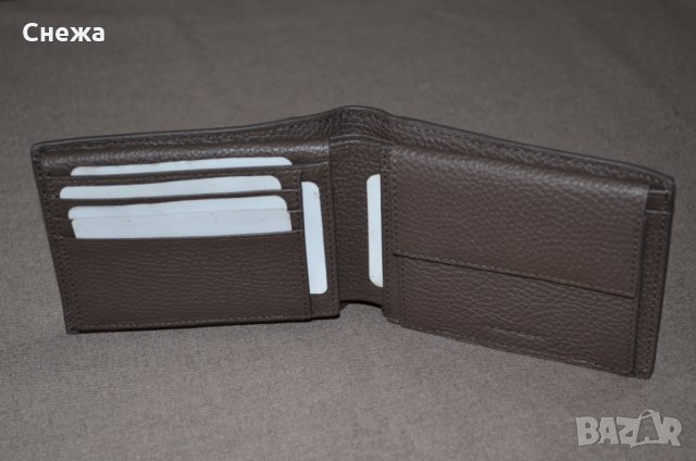 Piquadro Thames луксозен хоризонтален портфейл до 14 карти, снимка 8 - Портфейли, портмонета - 23770298