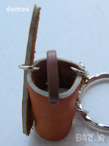  Автентичен кожен ключодържател от Монголия-конски амуниции, снимка 3 - Други - 23508819