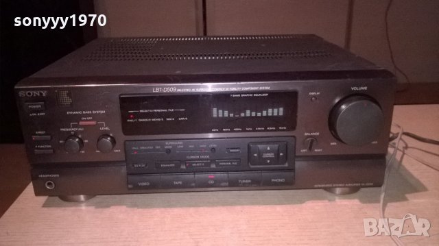 sony ta-d509 stereo amplifier-made in japan-внос швеицария, снимка 4 - Ресийвъри, усилватели, смесителни пултове - 21948469