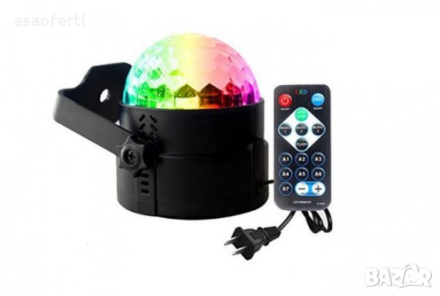 Диско Led Party Light лампа, снимка 2 - Лед осветление - 23578822
