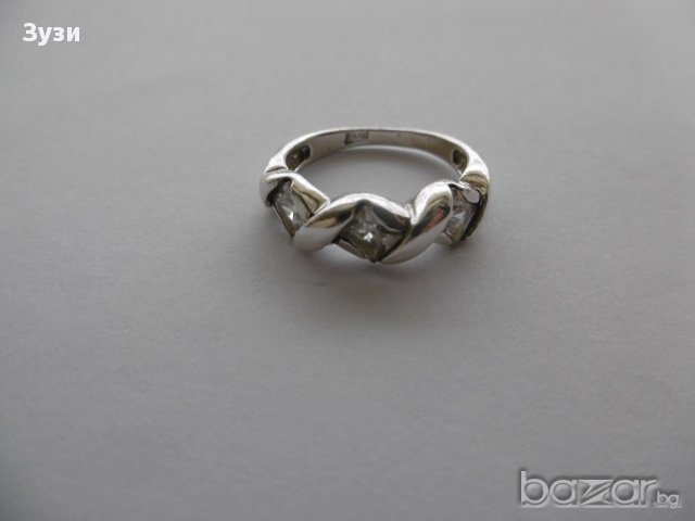 ''ТОКАШ'' Сребърен дамски  пръстен с цирконий  - сребро 925 , снимка 2 - Пръстени - 15950845