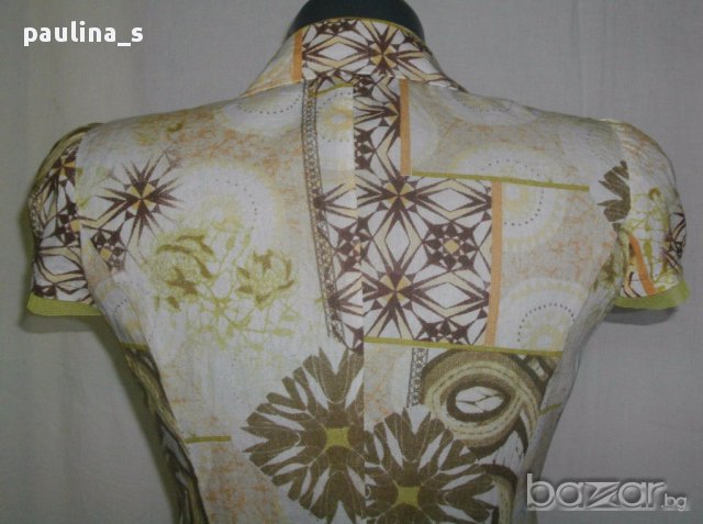 Уникална памучна риза / топ, с детайли , снимка 7 - Ризи - 15014698