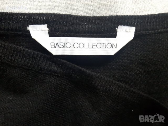 basic collection - черна голяма жилетка, снимка 4 - Жилетки - 25292876