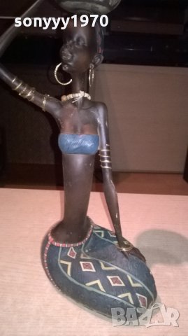 поръчана-афро дама-ретро колекция-40х18х12см-внос швеицария, снимка 2 - Колекции - 23743509