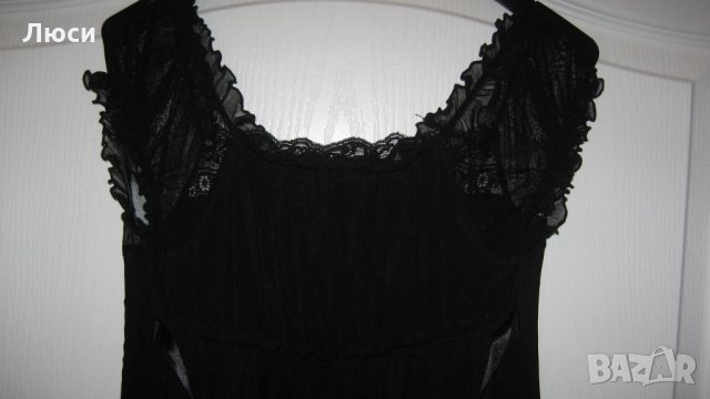 рокля черна-ефирна, снимка 11 - Рокли - 23703593