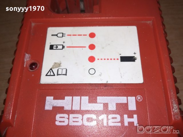hilti sbc12h-battery charger-внос швеицария, снимка 10 - Други инструменти - 20807048