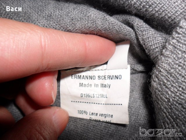 100 % Ermanno Scervino оригинален дизайнерски дамски топ 42 100 % wool + парти чанта, снимка 12 - Корсети, бюстиета, топове - 12686769