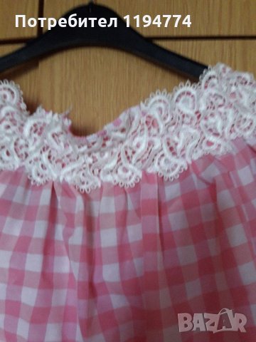 Дамска блуза с дантела, снимка 2 - Ризи - 21514404