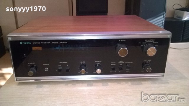 pioneer sx-440-stereo receiver-made in japan-внос англия, снимка 6 - Ресийвъри, усилватели, смесителни пултове - 19843547