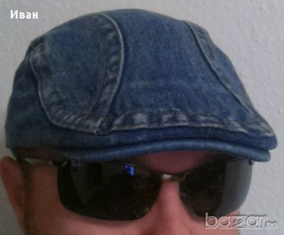 Дънкена шапка "Hugo Boss", снимка 5 - Шапки - 12716969