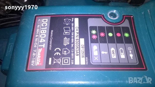 makita-куфар+винтоверт+зарядно+батерия-внос англия, снимка 6 - Винтоверти - 22671484