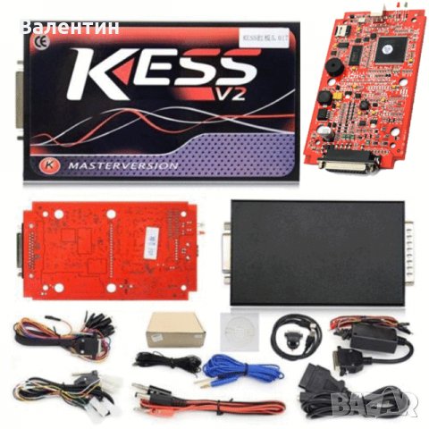 NEW KESS V2 МASTER CHIPTUNING PROGRAMMER V. 5.017 RED PLATE , снимка 3 - Аксесоари и консумативи - 20866839